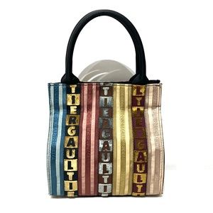 Vintage Jean Paul Gaultier Logo Mini Tote Bag